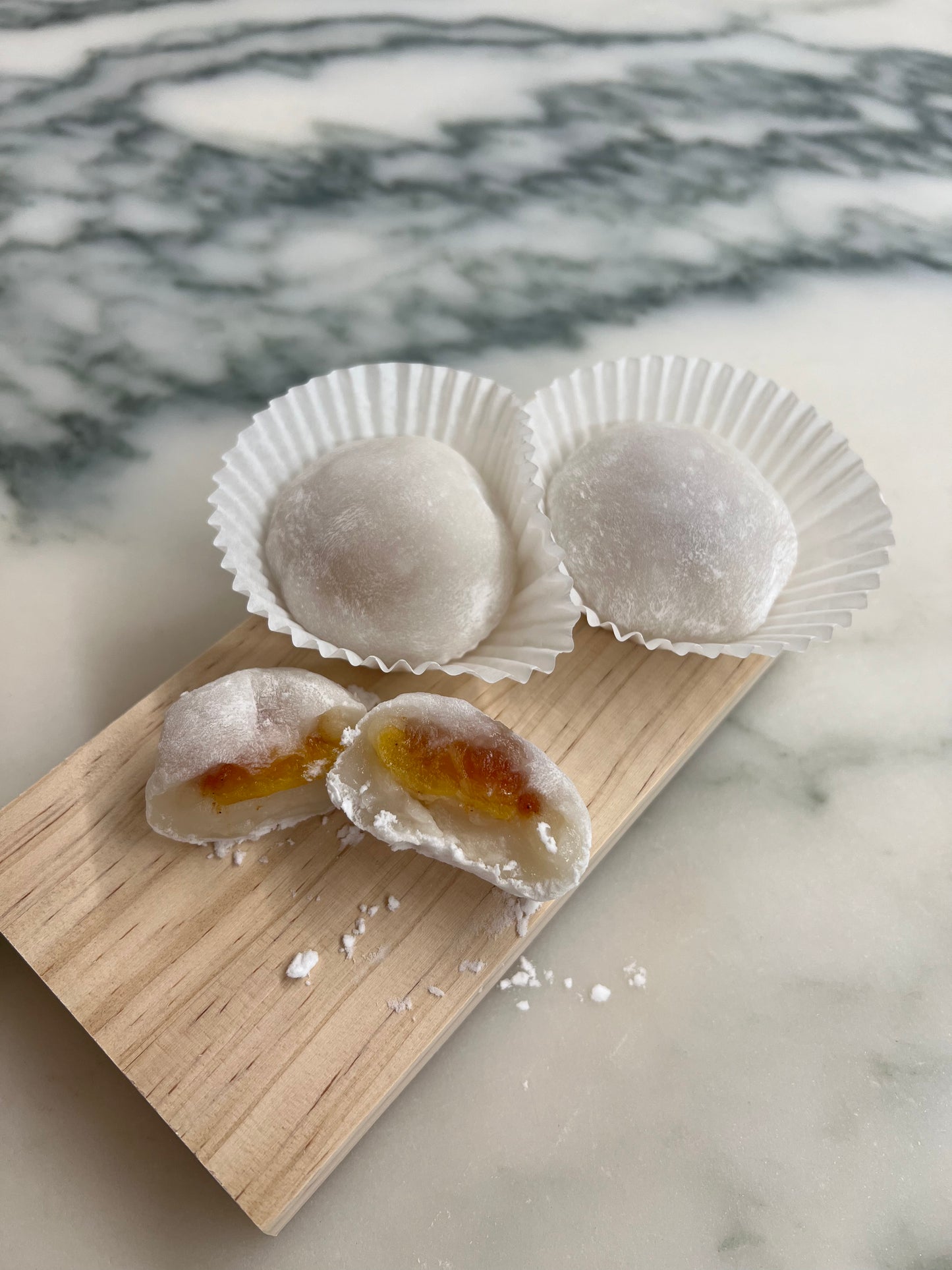 Candied Papaya Daifuku