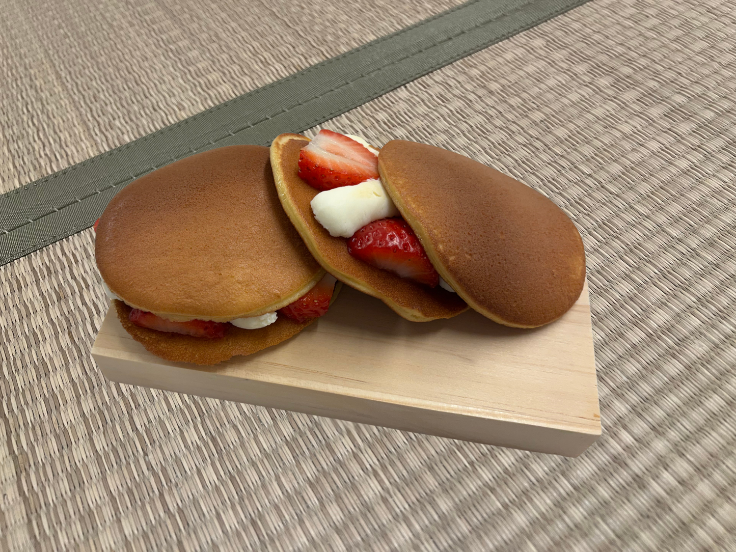 Strawberries and Cream Dorayaki